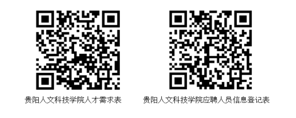 贵阳人文科技学院 2024年人才招聘报名表